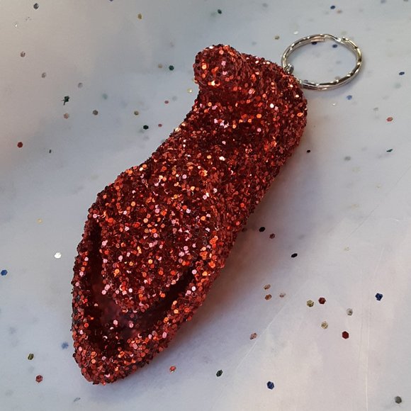 Coming Soon! Ruby Slipper Wizard Oz Inspired Handcrafted Acrylic Keychain Shoe - Picture 14 of 15